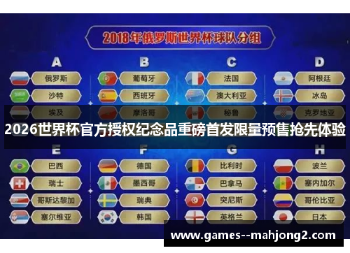 2026世界杯官方授权纪念品重磅首发限量预售抢先体验 2026世界杯官方授权纪念品重磅首发限量预售抢先体验